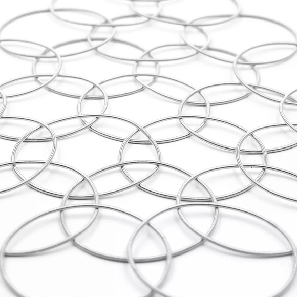 NEW 2 mm‎ Platinum Plated Stainless Steel 316L Stackable Guitar String Bracelets - Picture 11 of 16